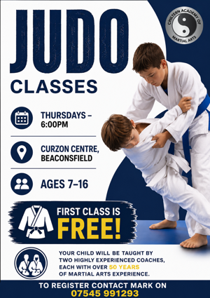 Poster from Kids Judo and Kung Foo